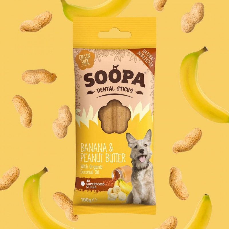 Burkānu un ķirbju sēklu nūjiņas suņiem, SOOPA