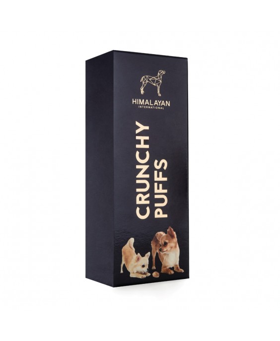 Kraukšķīgi jaka siera našķi suņiem "Crunchy Puffs", 70 g