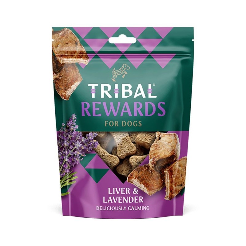 Aknu un lavandas našķi suņiem TRIBAL, 125g Aknu un lavandas našķi suņiem TRIBAL, 125g