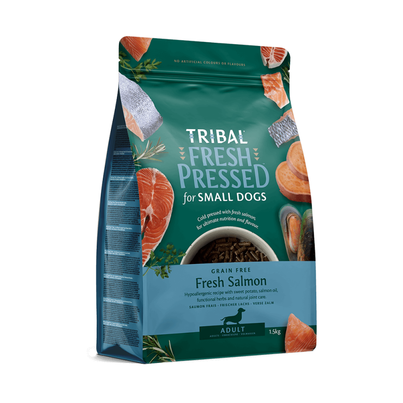 Tribal Fresh Pressed Adult Small Breed Salmon - Tribal Fresh Pressed Adult Small Breed Salmon