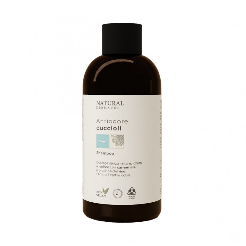 Šampūns kucēniem - īpaši maigs un nomierinošs ar rīsu proteīnu un kumelītēm