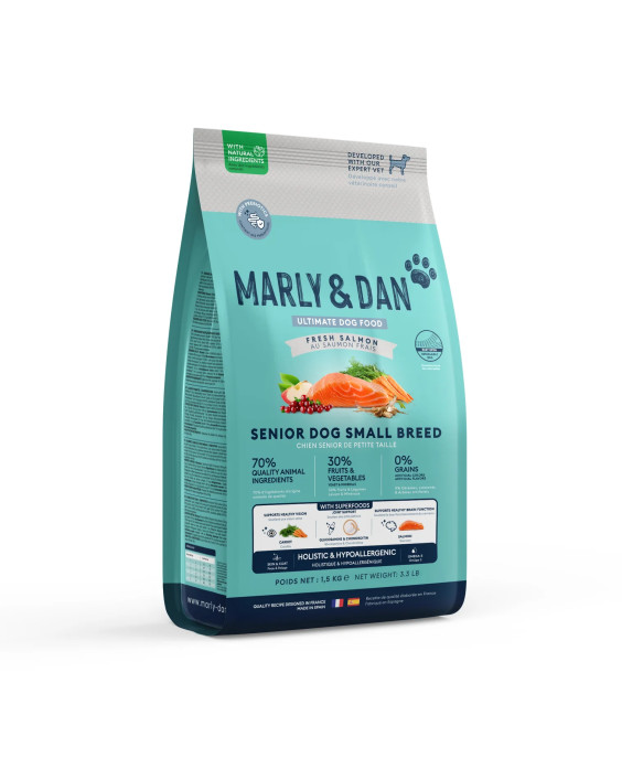 Marly & Dan sausā barība vidēji lielu šķirņu senioriem