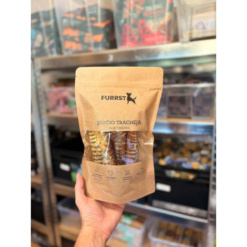 FURRST buļļa traheja suņiem | košļājamā locītavām, 100g