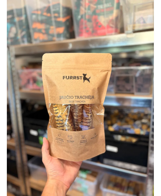 FURRST buļļa traheja suņiem | košļājamā locītavām, 100g