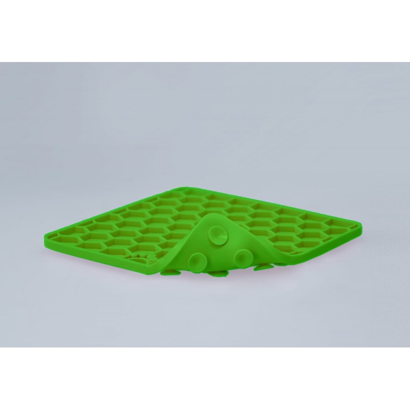 Fun & Relax Lick Mat suņiem, zaļš, Eat Slow Live Longer