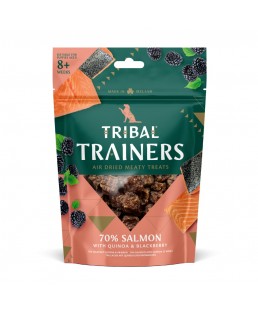 Laša un kazenes našķi suņu apmācībai "Salmon & Blackberry", TRIBAL, 80g