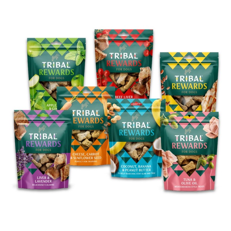 TRIBAL Rewards suņu kārumu komplekts "Visas garšas" (7 gab.)