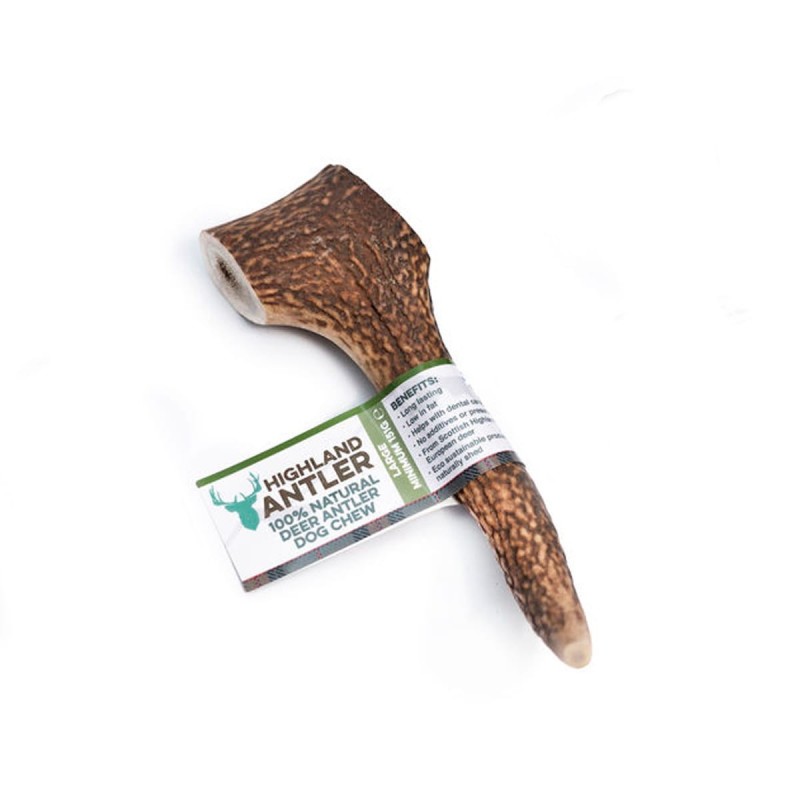 Dabīgs briežu rags suņiem, L izmērs (151-220 g.) Dabīgs briežu rags suņiem, L izmērs (151-220 g.)